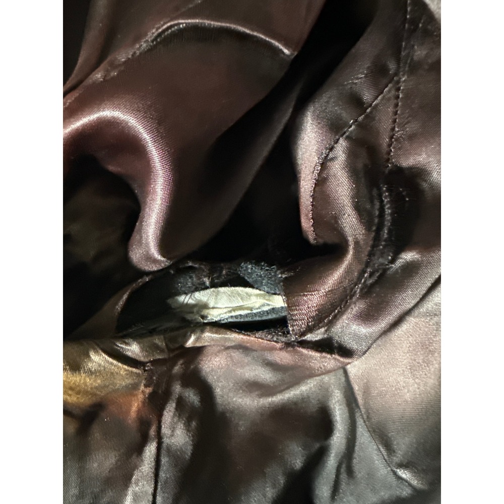 The Leather Ranch Vintage Brown Genuine Leather Button Front Western Jacket XL - Picture 13 of 15